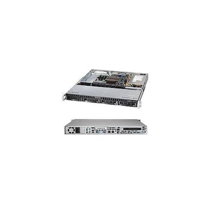 Supermicro SuperChassis 350W 1U Rackmount Server Chassis (Black), CSE-813MT-350CB CSE-813MT-350CB